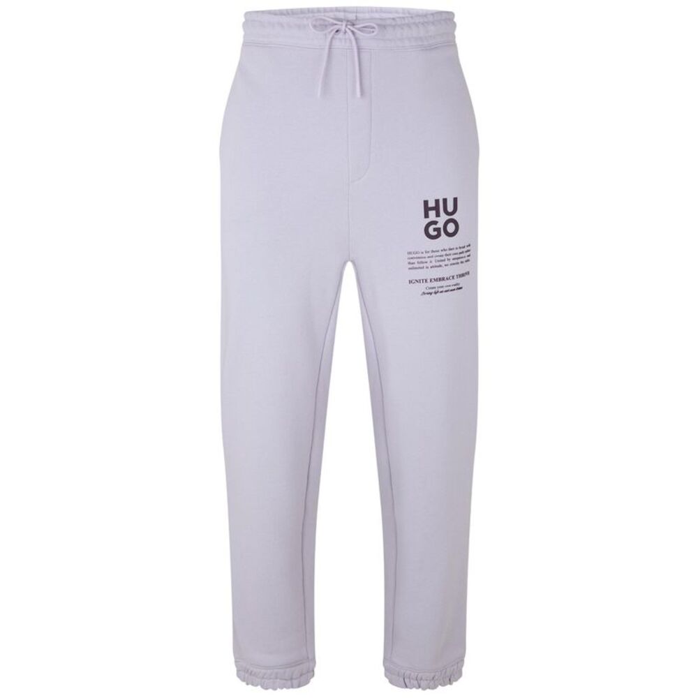 Hugo Mens Dapurlonga Logo Relaxed Fit Joggers / Light Purple